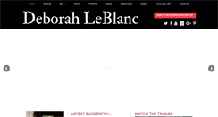 Desktop Screenshot of deborahleblanc.com